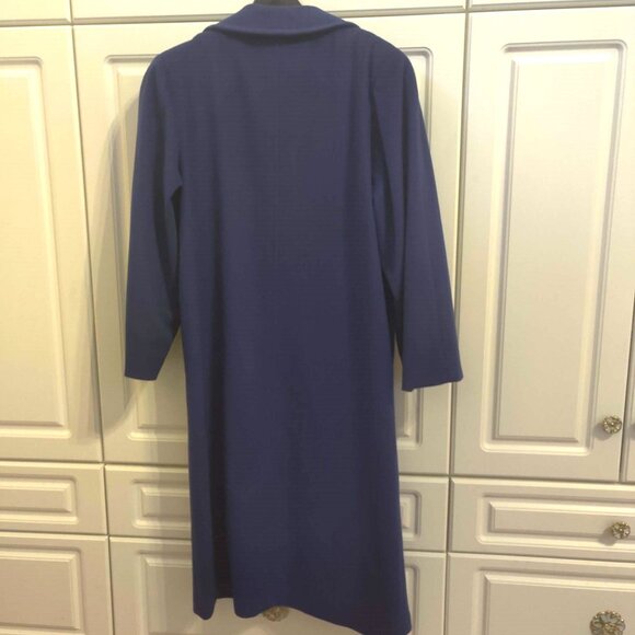 Vintage Noble Fashions, Royal Navy Wool Coat, Size Large - Picture 2 of 3